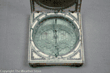 17th C. Ivory Cased Dieppe Magnetic Azimuth Sundial