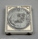 17th C. Ivory Cased Dieppe Magnetic Azimuth Sundial