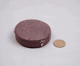 19th C. English Dry Card Pocket Compass in Leather Case