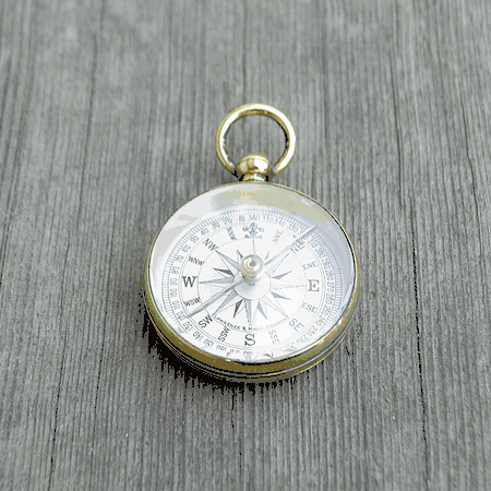 19th C. Lawrence & Mayo Pocket Compass