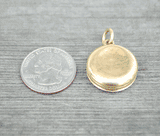 19th C. Singer's Patent Gold Charm Compass