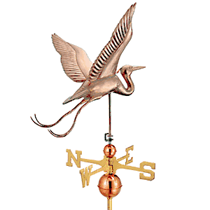 34" Blue Heron Weathervane