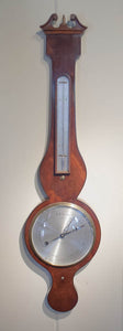 Antique English Wheel Barometer by Bruce, London