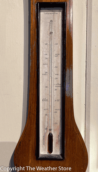 フランス　ヴィンテージ　バロメーター Antique French Barometer – The Weather Store