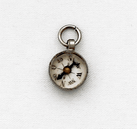 Antique French Petite Compass by Houlliot