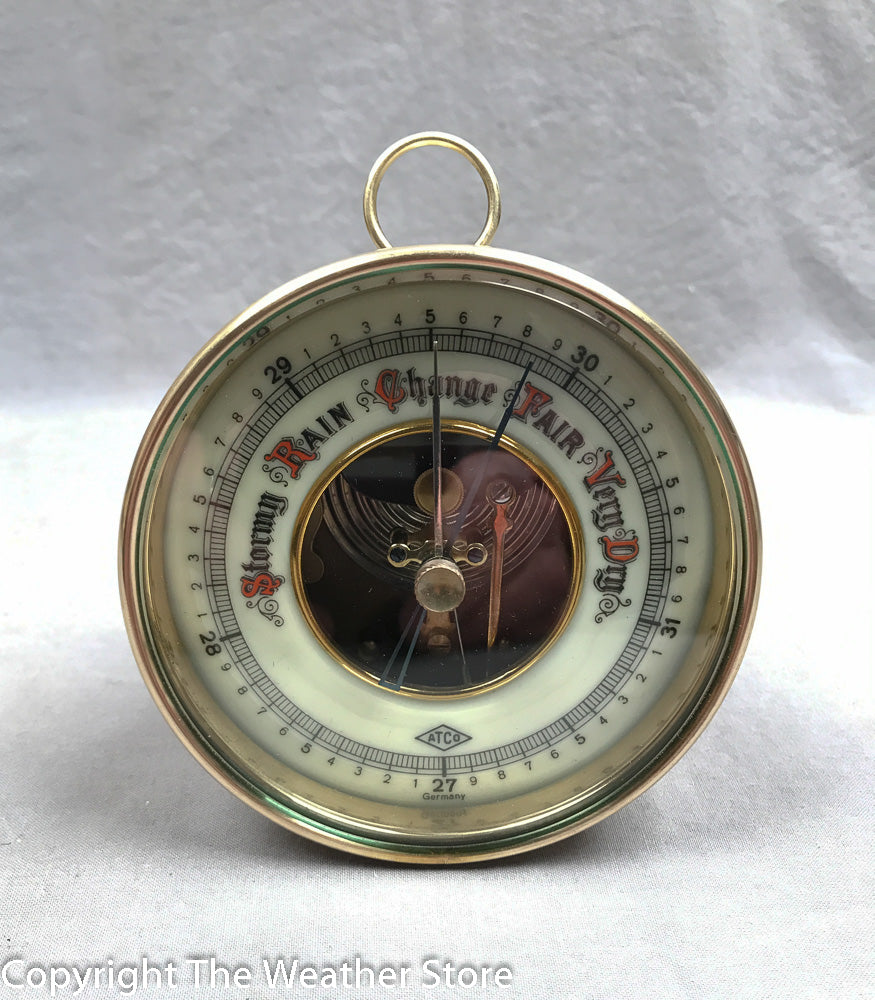 Antique German Aneroid Barometer by ATCO – The Weather Store