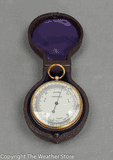 Antique Pocket Barometer / Altimeter
