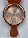 Antique Round Top Wheel Barometer by G. Bianchi of Ipswitch