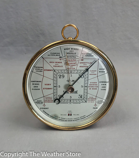 Antique Short & Mason Stormoguide Barometer