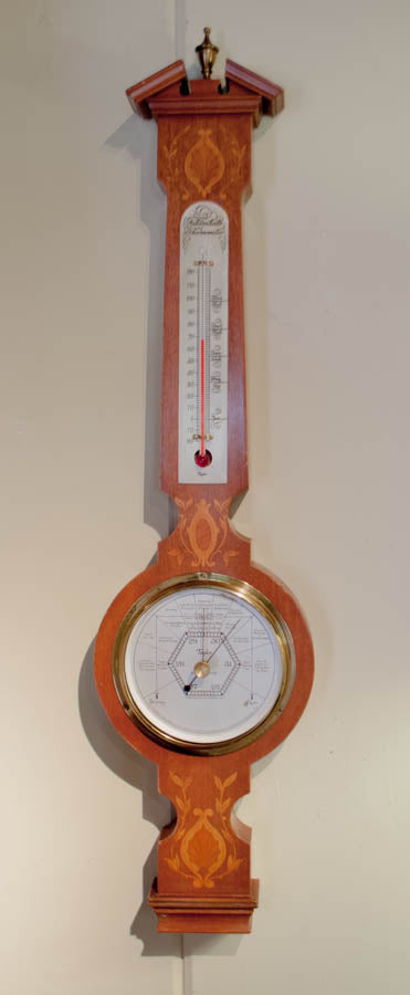 Antique Stormoguide Banjo Barometer by Taylor