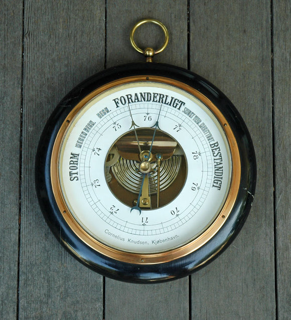 Danish Aneroid Barometer