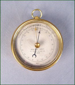French Aneroid Barometer