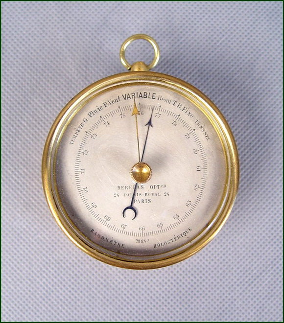 French Aneroid Barometer