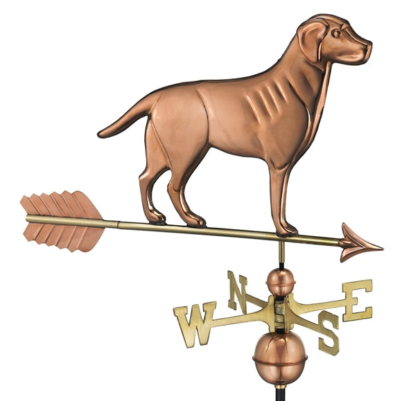Labrador Retriever  with Arrow Weathervane
