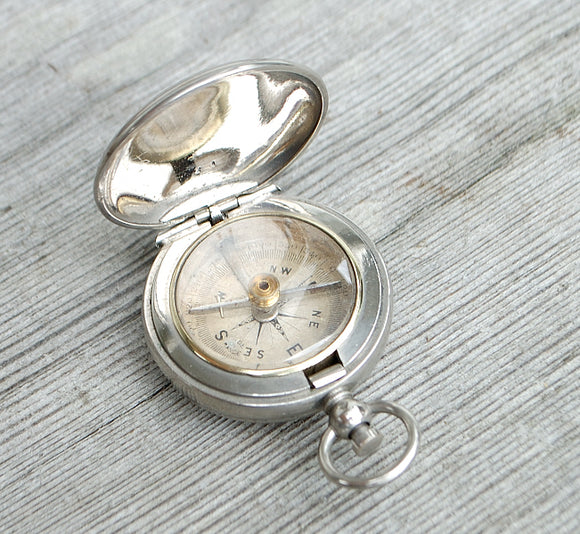 Late 19th C. French Pocket Compass