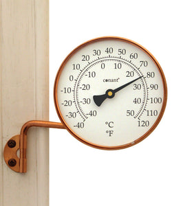 Vermont Copper 4" Dial Thermometer by Conant T6CLFC