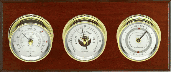 Newport Weather Station - Wind, Barometer & Tide Clock