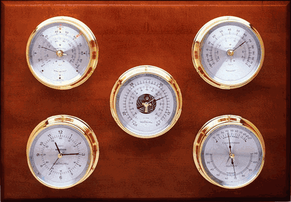 Professional Weather Station - Wind, Barometer, Thermometer, Hygrometer & Clock