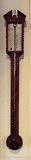 Reproduction Sheraton Style Stick Barometer by Comitti of London