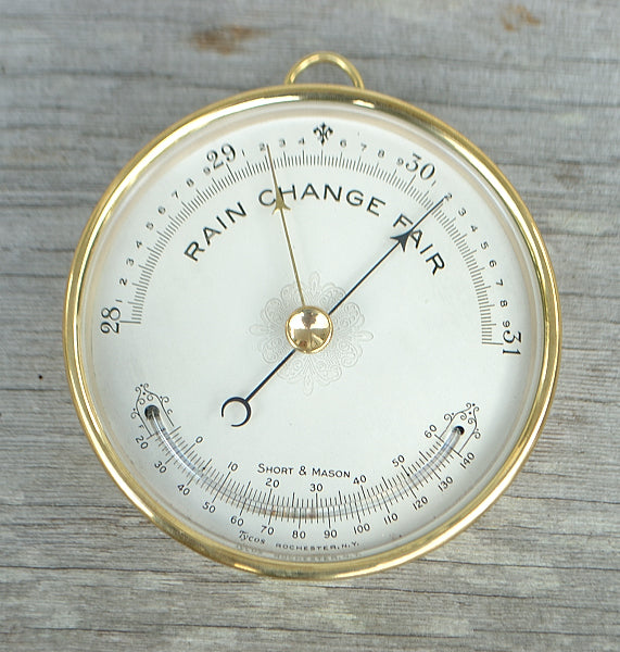 Weather Store Short & Mason Barometer w/Thermometer – The Weather Store