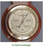 Vintage Aneroid Banjo Barometer by Short & Mason
