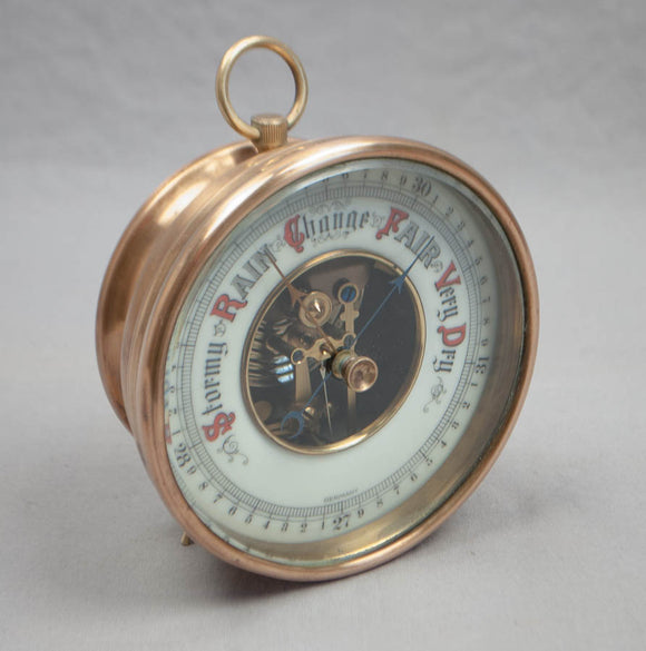 Vintage ATCO Aneroid Desk Barometer
