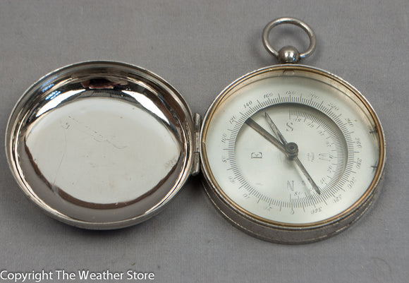 Vintage Large French Pocket Compass