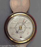 Vintage Stormoguide Banjo Barometer by Short & Mason