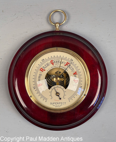 Vintage Superfect Barometer & Thermometer – The Weather Store
