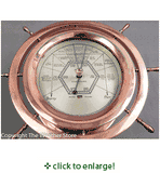 Vintage Taylor Ship's Wheel Stormoguide Barometer 1927